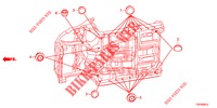 OLHAL (INFERIEUR) para Honda CIVIC 1.4 S 5 portas 6 velocidades manuais 2012