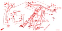 AR CONDICIONADO (FLEXIBLES/TUYAUX) (RH) para Honda CIVIC 1.4 SE 5 portas 6 velocidades manuais 2012