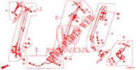 BANCO FRENTE/CINTOS SEGURANCA  para Honda CIVIC 1.4 SE 5 portas 6 velocidades manuais 2012