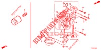 BOMBA OLEO (1.4L) para Honda CIVIC 1.4 SE 5 portas 6 velocidades manuais 2012