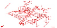 ESTRUTURA SECUNDARIA DIANTEIRA  para Honda CIVIC 1.4 SE 5 portas 6 velocidades manuais 2012