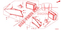 MOSTRADOR CENTRAL  para Honda CIVIC 1.4 SE 5 portas 6 velocidades manuais 2012
