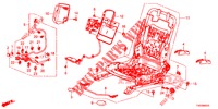 COMP. BANCO FR. (G.) (SIEGE REGLAGE MANUEL) para Honda CIVIC 1.8 ES 5 portas 6 velocidades manuais 2012