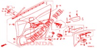 FORRO PORTA FRENTE (RH) para Honda CIVIC 1.8 ES 5 portas 6 velocidades manuais 2012