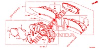 VELOCIMETRO  para Honda CIVIC 1.8 ES 5 portas 6 velocidades manuais 2012