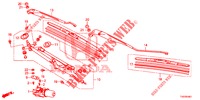 LIMPA PARA BRISAS (RH) para Honda CIVIC 1.8 ES 5 portas automática de 5 velocidades 2012