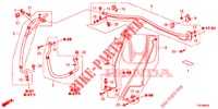 AR CONDICIONADO (FLEXIBLES/TUYAUX) (RH) para Honda CIVIC 1.8 EX 5 portas 6 velocidades manuais 2012