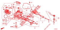 CAIXA DIRECCAO ASSISTIDA (EPS) (RH) para Honda CIVIC 1.8 EX 5 portas 6 velocidades manuais 2012