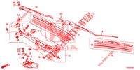 LIMPA PARA BRISAS (RH) para Honda CIVIC 1.8 EX 5 portas 6 velocidades manuais 2012