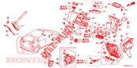 UNIDADE CONTROLO (CABINE) (1) (RH) para Honda CIVIC 1.8 EX 5 portas 6 velocidades manuais 2012