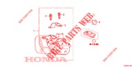 COMPONENTES CANHAO CHAVE (INTELLIGENT) para Honda CIVIC 1.8 EX 5 portas automática de 5 velocidades 2012