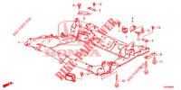 ESTRUTURA SECUNDARIA DIANTEIRA  para Honda CIVIC 1.8 EX 5 portas automática de 5 velocidades 2012