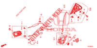 FECHOS PORTAS TRASEIRAS/MANIVELA EXTERNA  para Honda CIVIC 1.8 EX 5 portas automática de 5 velocidades 2012