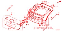PAINEL PORTA TRASEIRA(2 PORTAS)  para Honda CIVIC 1.8 EX 5 portas automática de 5 velocidades 2012