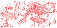 BLOCO CILINDROS/CARTER OLEO (1.8L) para Honda CIVIC 1.8 S 5 portas automática de 5 velocidades 2012