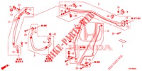 AR CONDICIONADO (FLEXIBLES/TUYAUX) (RH) para Honda CIVIC 1.8 SE 5 portas 6 velocidades manuais 2012