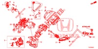 ALAVANCA SELECTORA (RH) para Honda CIVIC 1.8 SE 5 portas automática de 5 velocidades 2012