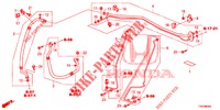 AR CONDICIONADO (FLEXIBLES/TUYAUX) (RH) para Honda CIVIC 1.8 SE 5 portas automática de 5 velocidades 2012