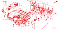 SUPERIOR PAINEL INSTR (RH) para Honda CIVIC 1.8 SE 5 portas automática de 5 velocidades 2012