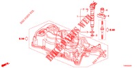 INJECTOR COMBUSTIVEL (DIESEL) (2.2L) para Honda CIVIC DIESEL 2.2 ES 5 portas 6 velocidades manuais 2012