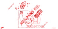 TUBO DE ADMISSAO DE AR (DIESEL) para Honda CIVIC DIESEL 2.2 ES 5 portas 6 velocidades manuais 2012