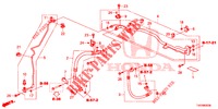 AR CONDICIONADO (FLEXIBLES/TUYAUX) (DIESEL) (2.2L) (RH) para Honda CIVIC DIESEL 2.2 EXCLUSIVE 5 portas 6 velocidades manuais 2012