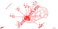 ESTEIO DO ARNES DO MOTOR (DIESEL) (2.2L) para Honda CIVIC DIESEL 2.2 EXCLUSIVE 5 portas 6 velocidades manuais 2012