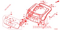 PAINEL PORTA TRASEIRA(2 PORTAS)  para Honda CIVIC DIESEL 2.2 EXCLUSIVE 5 portas 6 velocidades manuais 2012
