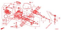 CAIXA DIRECCAO ASSISTIDA (EPS) (RH) para Honda CIVIC DIESEL 2.2 S 5 portas 6 velocidades manuais 2012