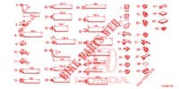 CINTA CABLAGEM/SUPORTE(D.)  para Honda CIVIC DIESEL 2.2 S 5 portas 6 velocidades manuais 2012