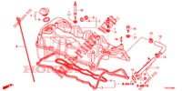 TAMPA CABECA MOTOR (DIESEL) (2.2L) para Honda CIVIC DIESEL 2.2 S 5 portas 6 velocidades manuais 2012