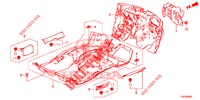 TAPETE PISO/ISOLADOR  para Honda CIVIC DIESEL 2.2 S 5 portas 6 velocidades manuais 2012