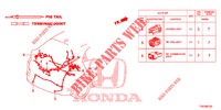 FICHA ELECTRICA (ARRIERE) para Honda CIVIC 1.4 EXECUTIVE 5 portas 6 velocidades manuais 2013