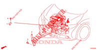 ESTEIO DO ARNES DO MOTOR (1.4L) para Honda CIVIC 1.4 S 5 portas 6 velocidades manuais 2013