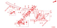 LUZ TRASEIRA/LUZ MATRICULA (PGM FI)  para Honda CIVIC 1.4 SE 5 portas 6 velocidades manuais 2013