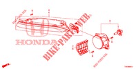 LUZES DE NEVOEIRO / LUZES DE CONDUÇÃO DE DIA para Honda CIVIC 1.4 SE 5 portas 6 velocidades manuais 2013