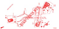 FECHOS PORTAS TRASEIRAS/MANIVELA EXTERNA  para Honda CIVIC DIESEL 1.6 ES 5 portas 6 velocidades manuais 2013