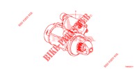 MOTOR ARRANQUE (DENSO) (DIESEL) (1.6L) para Honda CIVIC DIESEL 1.6 ES 5 portas 6 velocidades manuais 2013