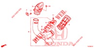 TUBO DE ADMISSAO DE AR (DIESEL) para Honda CIVIC DIESEL 1.6 ES 5 portas 6 velocidades manuais 2013