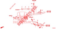 TUBO FLEXIVEL LAVA/CONDUTA (DIESEL) (1.6L) para Honda CIVIC DIESEL 1.6 ES 5 portas 6 velocidades manuais 2013