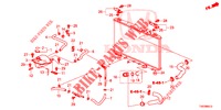 TUBO FLEXIVEL RADIADOR/DEPOSITO RESERVA (DIESEL) (1.6L) para Honda CIVIC DIESEL 1.6 ES 5 portas 6 velocidades manuais 2013
