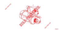 MOTOR ARRANQUE (DENSO) (DIESEL) (1.6L) para Honda CIVIC DIESEL 1.6 EX 5 portas 6 velocidades manuais 2013