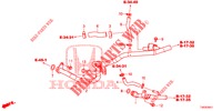TUBO FLEXIVEL LAVA/CONDUTA (DIESEL) (1.6L) para Honda CIVIC DIESEL 1.6 EX 5 portas 6 velocidades manuais 2013