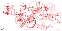 BOMBA PRINCIPAL TRAVOES/SERVO FREIO (DIESEL) (RH) para Honda CIVIC DIESEL 1.6 S 5 portas 6 velocidades manuais 2013
