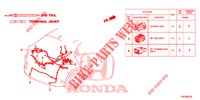 FICHA ELECTRICA (ARRIERE) para Honda CIVIC DIESEL 1.6 S 5 portas 6 velocidades manuais 2013