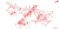 LUZ TRASEIRA/LUZ MATRICULA (PGM FI)  para Honda CIVIC DIESEL 1.6 S 5 portas 6 velocidades manuais 2013
