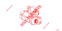 MOTOR ARRANQUE (DENSO) (DIESEL) (1.6L) para Honda CIVIC DIESEL 1.6 S 5 portas 6 velocidades manuais 2013