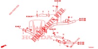 TUBO FLEXIVEL LAVA/CONDUTA (DIESEL) (1.6L) para Honda CIVIC DIESEL 1.6 S 5 portas 6 velocidades manuais 2013
