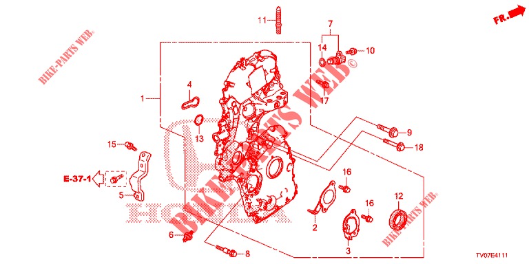 CORPO CORRENTE (DIESEL) (1.6L) para Honda CIVIC DIESEL 1.6 S 5 portas 6 velocidades manuais 2013