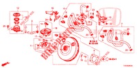 BOMBA PRINCIPAL TRAVOES/SERVO FREIO (DIESEL) (RH) para Honda CIVIC DIESEL 1.6 SE 5 portas 6 velocidades manuais 2013